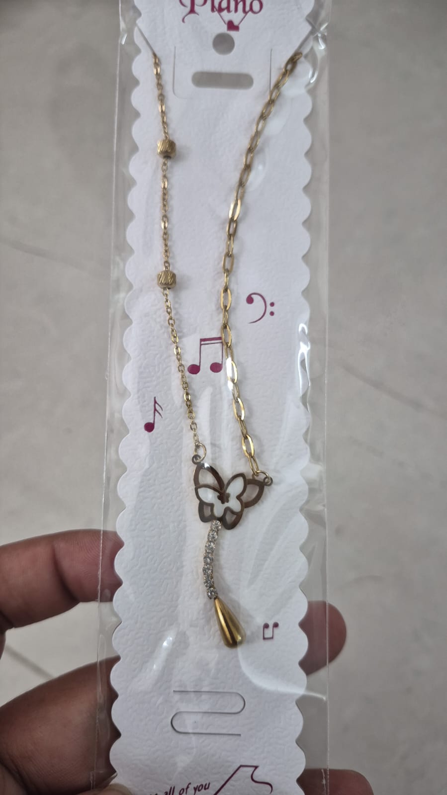 Anti tarnished necklace
