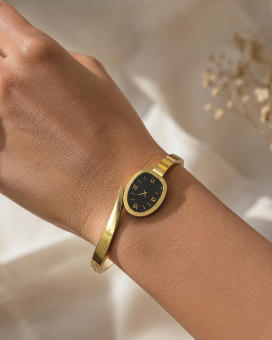 Anti tarnish fake watch bracelet