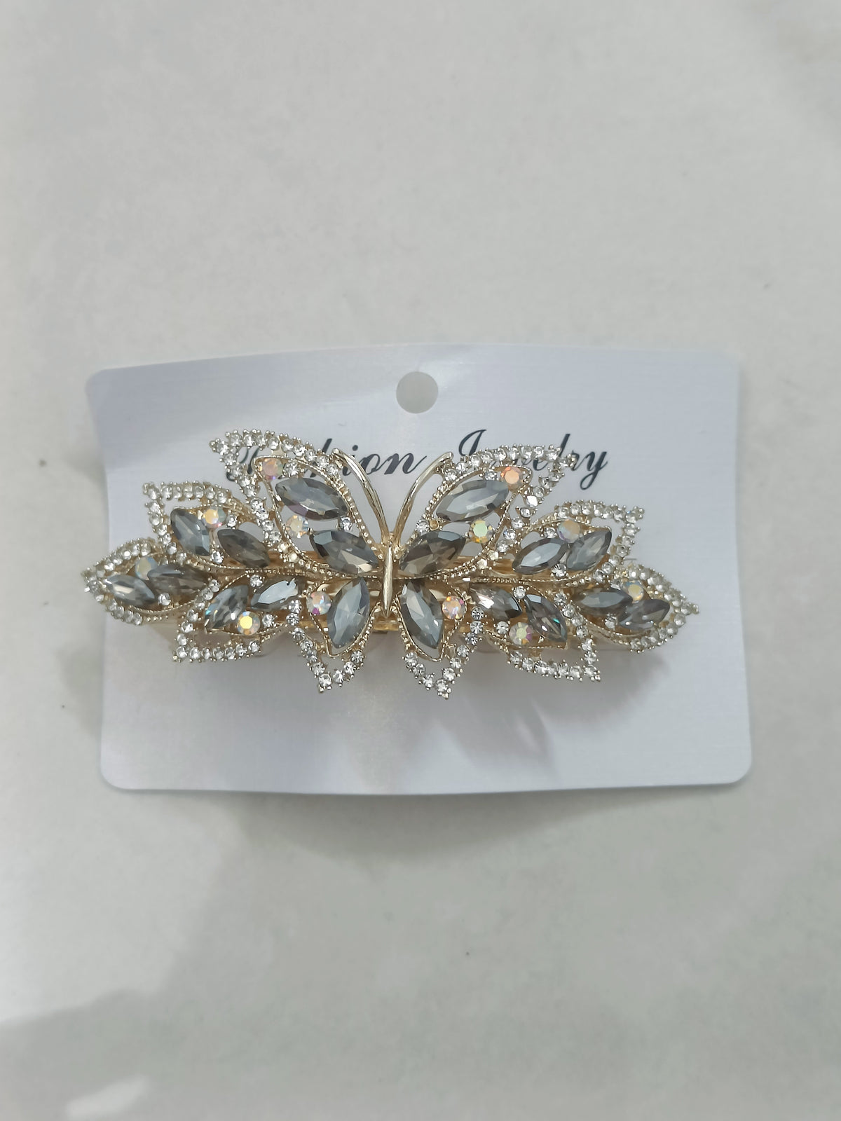 Crystal Butterfly Floral Hair Clutcher
