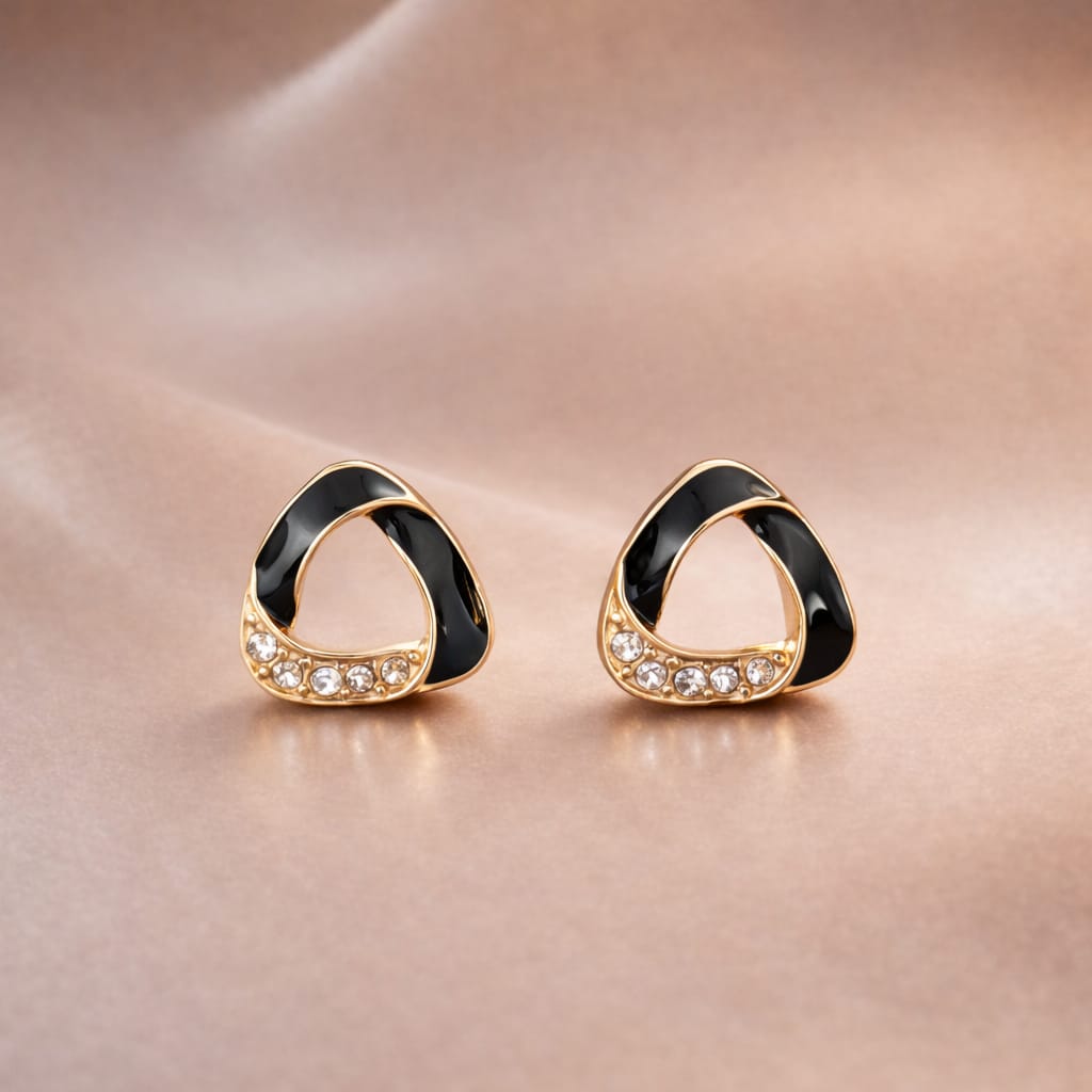 Elegant Geometric Diamond Earrings for Ladies Chic Fashion Jewelry Accessory