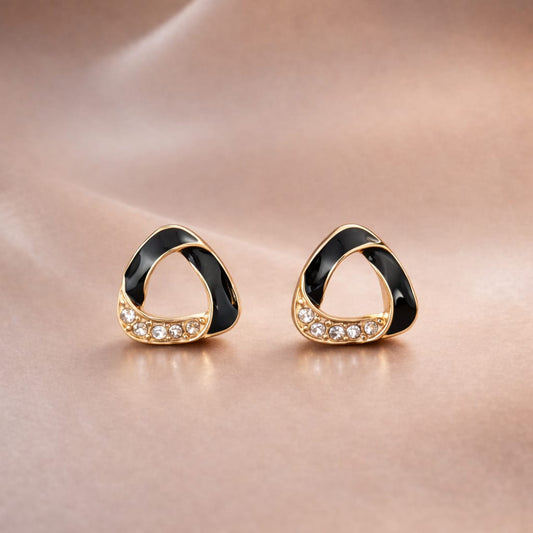 Elegant Geometric Diamond Earrings for Ladies Chic Fashion Jewelry Accessory