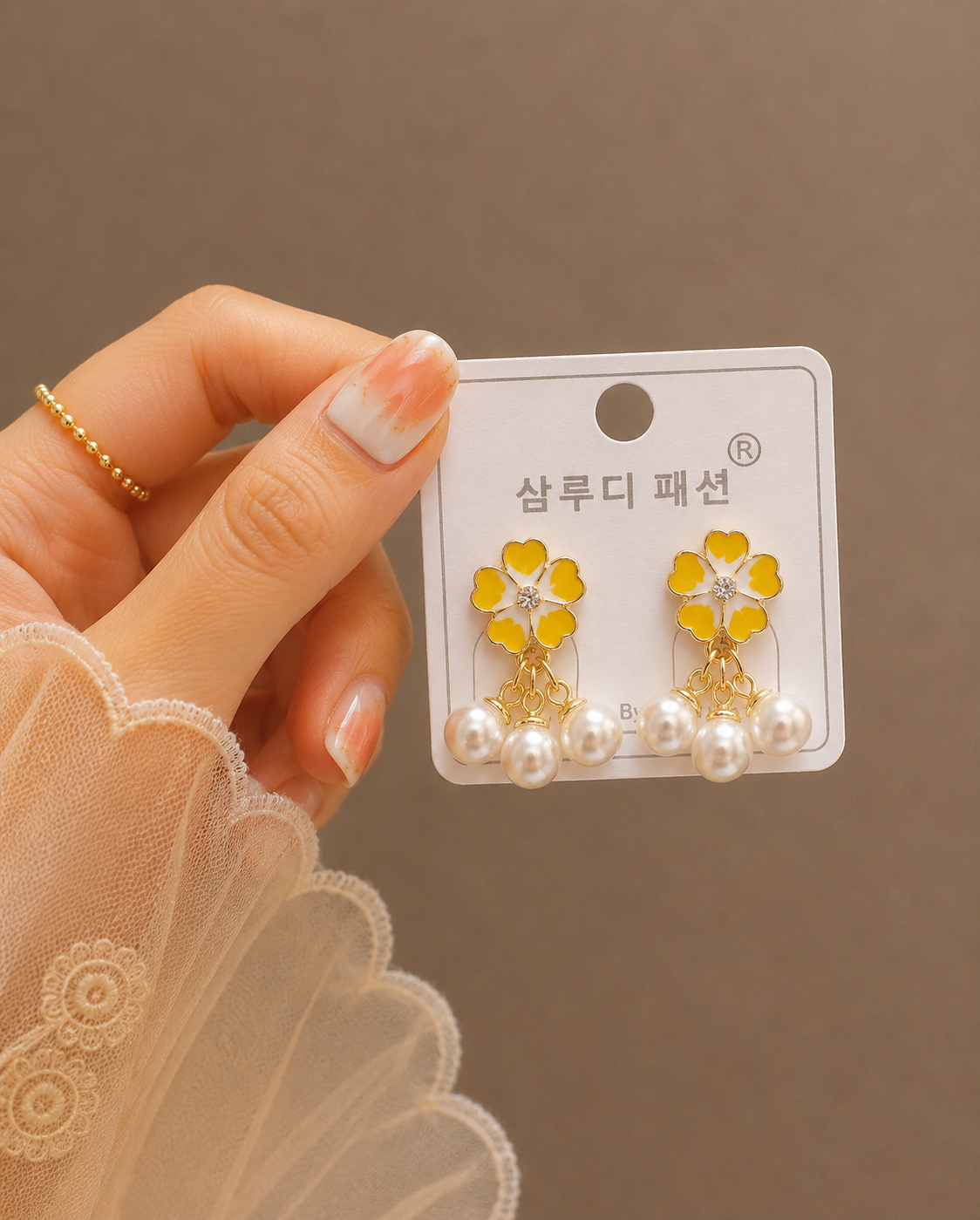 Korean Design Cute Small Flower Earring