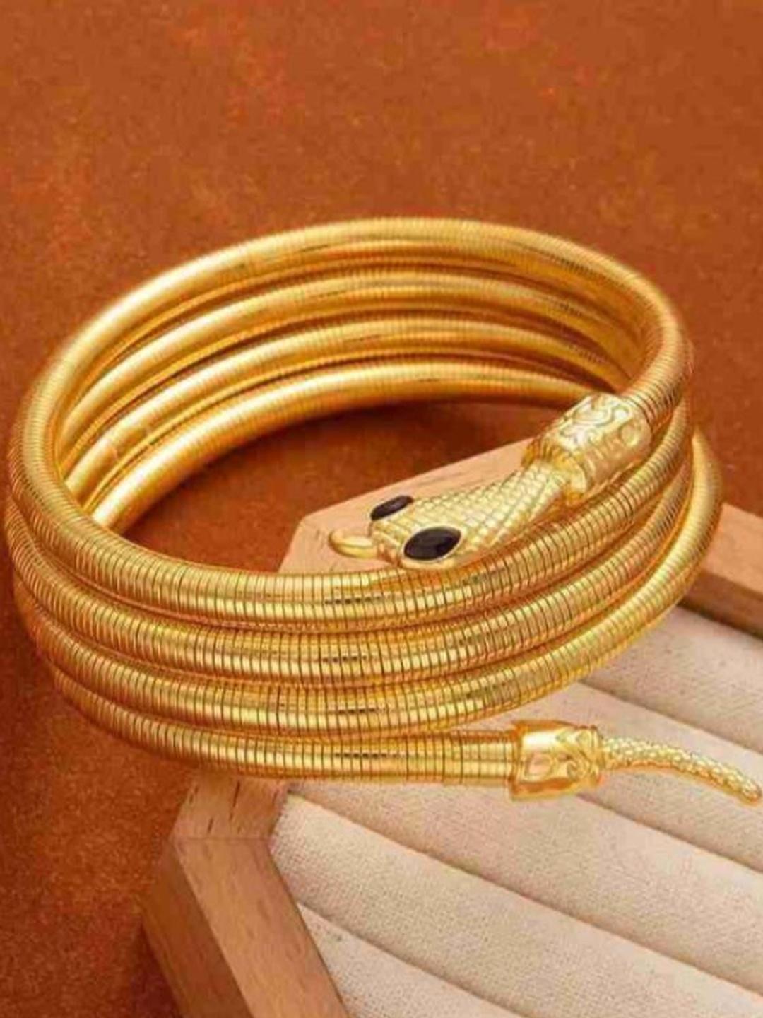 Golden Snake Bendable Necklace – Multi-Way Wearable Jewelry | Viral Foldable Choker | Necklace