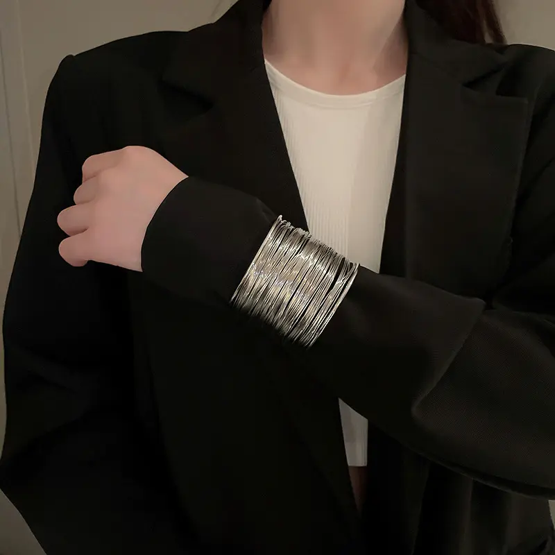 Coil Statement Cuff Bracelet