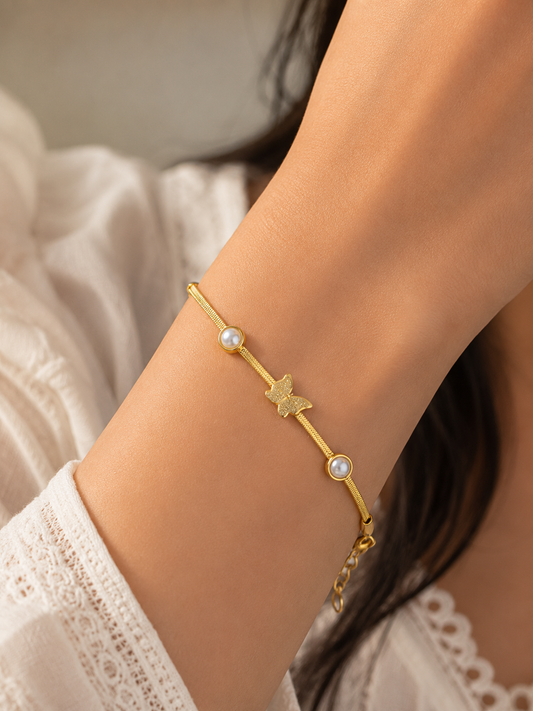 Anti tarnish chain bracelet