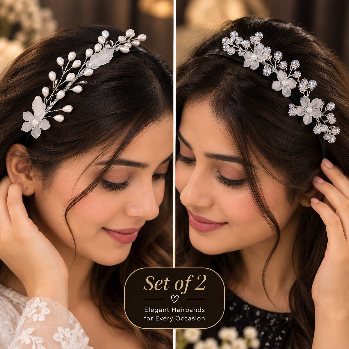 Korean Hairband Set of 2 pcs