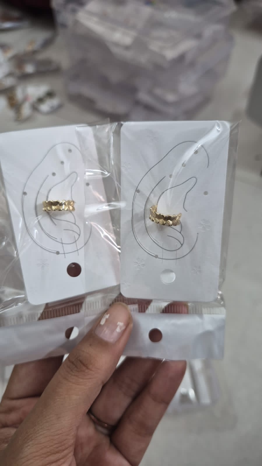 Korean Fashion Set of 2 Ear cuff