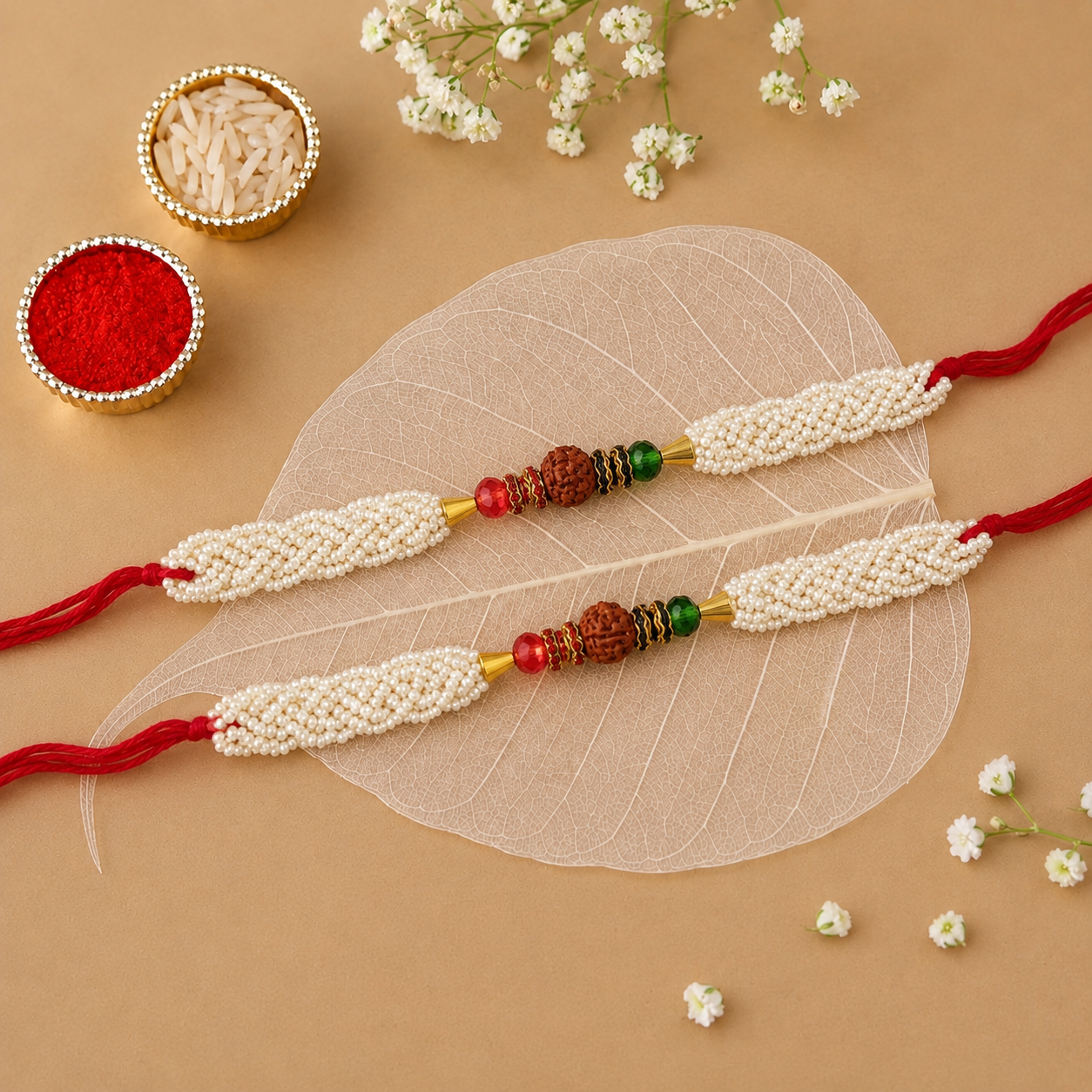 Set of 2 pcs fancy rakhi