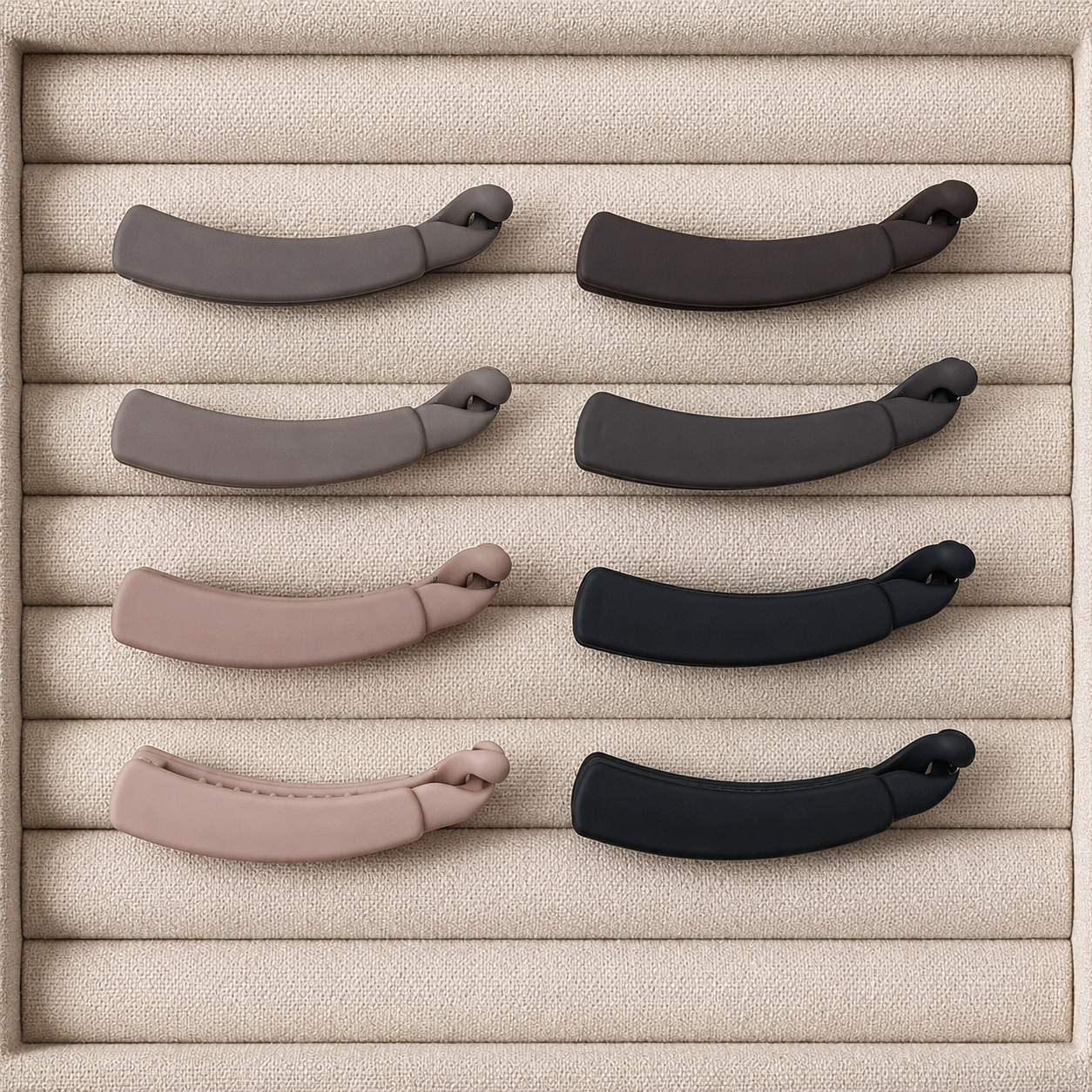 Set of 8 pcs Banana matte clips