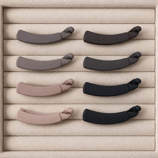 Set of 8 pcs Banana matte clips