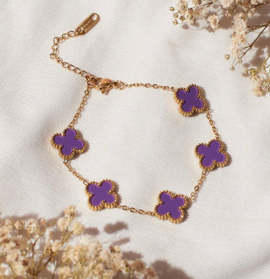 Anti Tarnish Clover bracelet