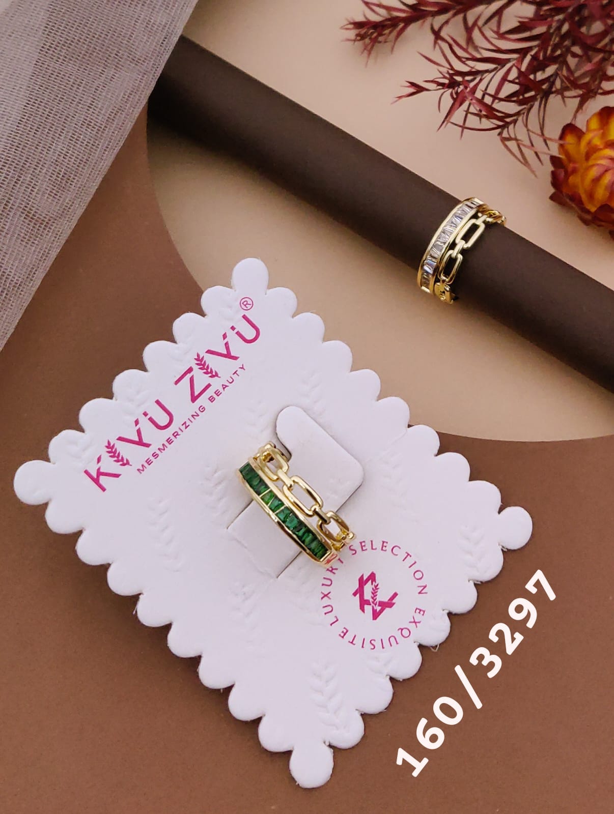 Kiyu ziyu anti tarnished adjustable ring