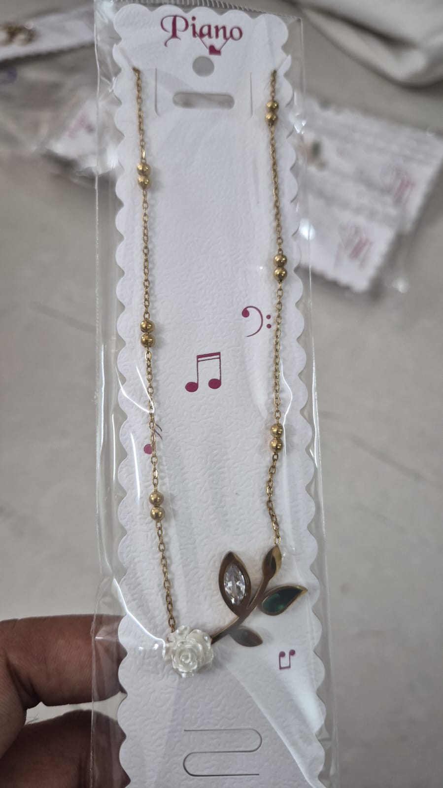 Anti tarnished necklace