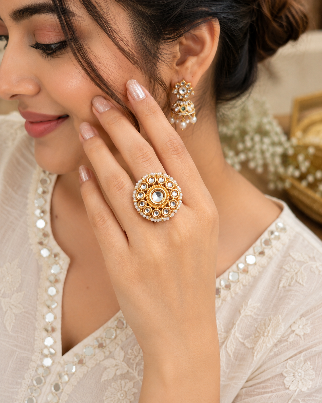 Traditional Ruby & Emerald Statement Ring