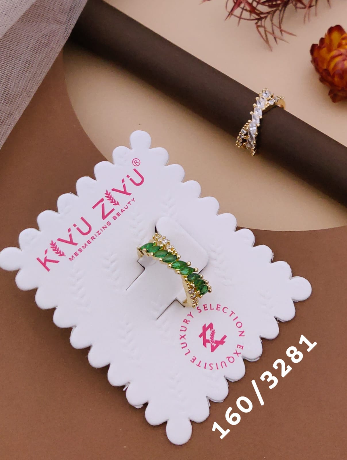 Kiyu ziyu anti tarnished adjustable ring