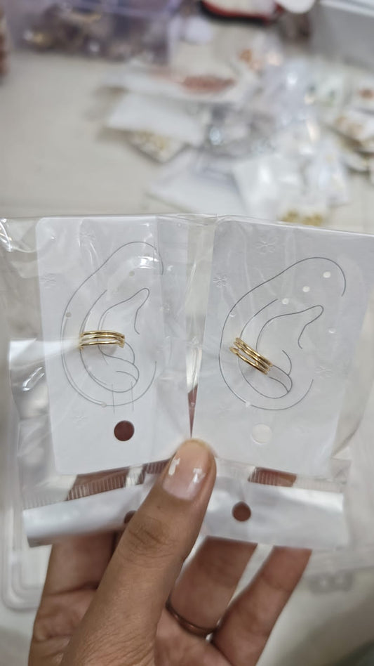 Korean Fashion Set of 2 Ear cuf