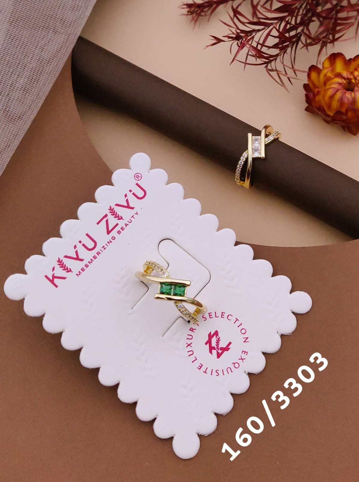 Kiyu ziyu anti tarnished adjustable ring