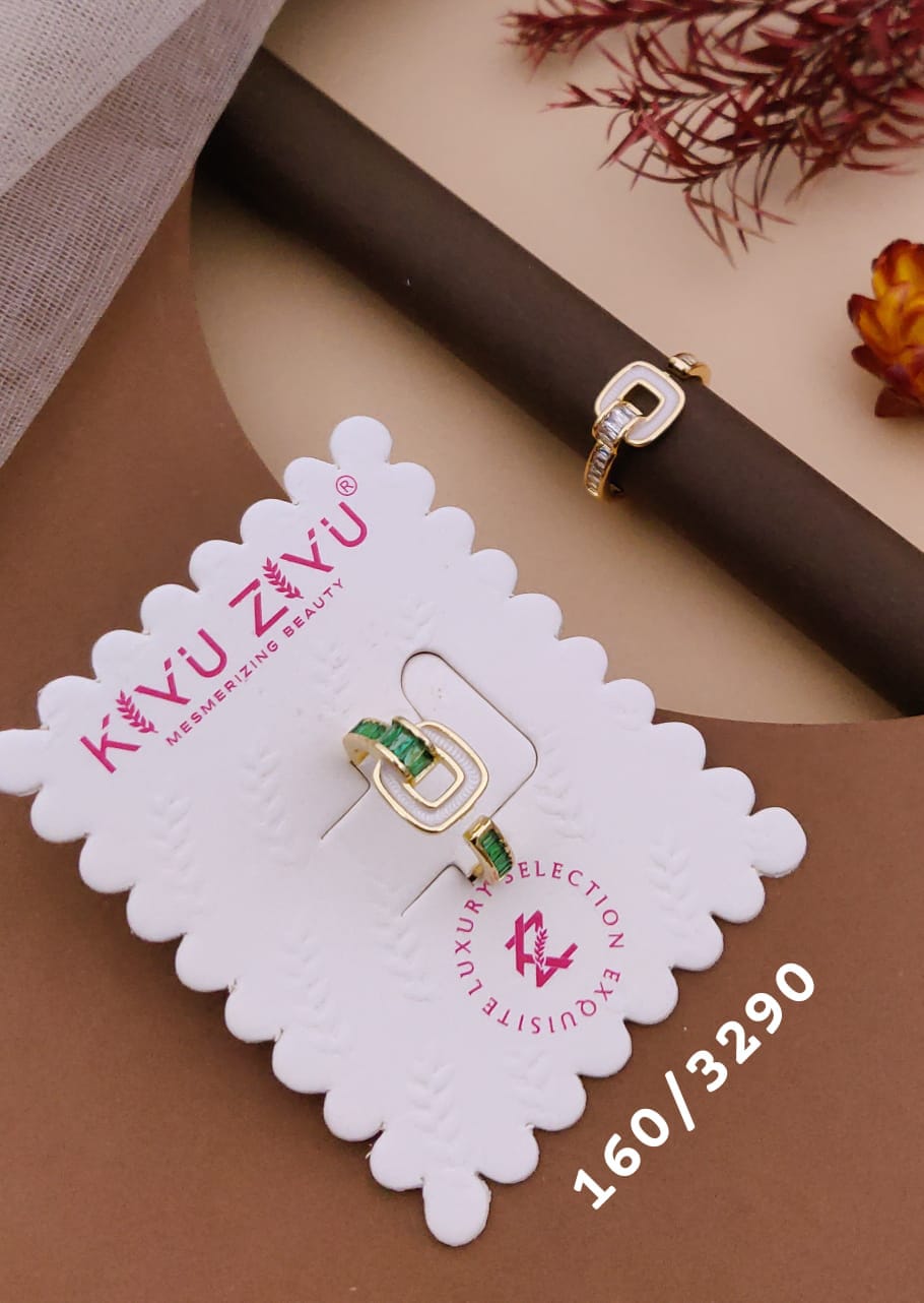 Kiyu ziyu anti tarnished adjustable ring