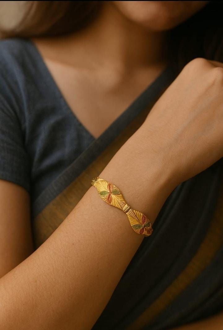 Gold Plated Minakari Bangles