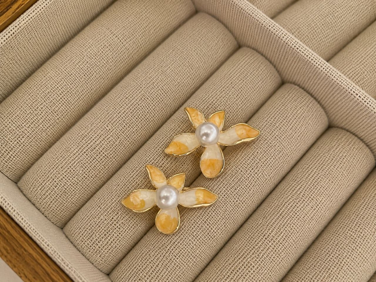 Korean Flower Earring