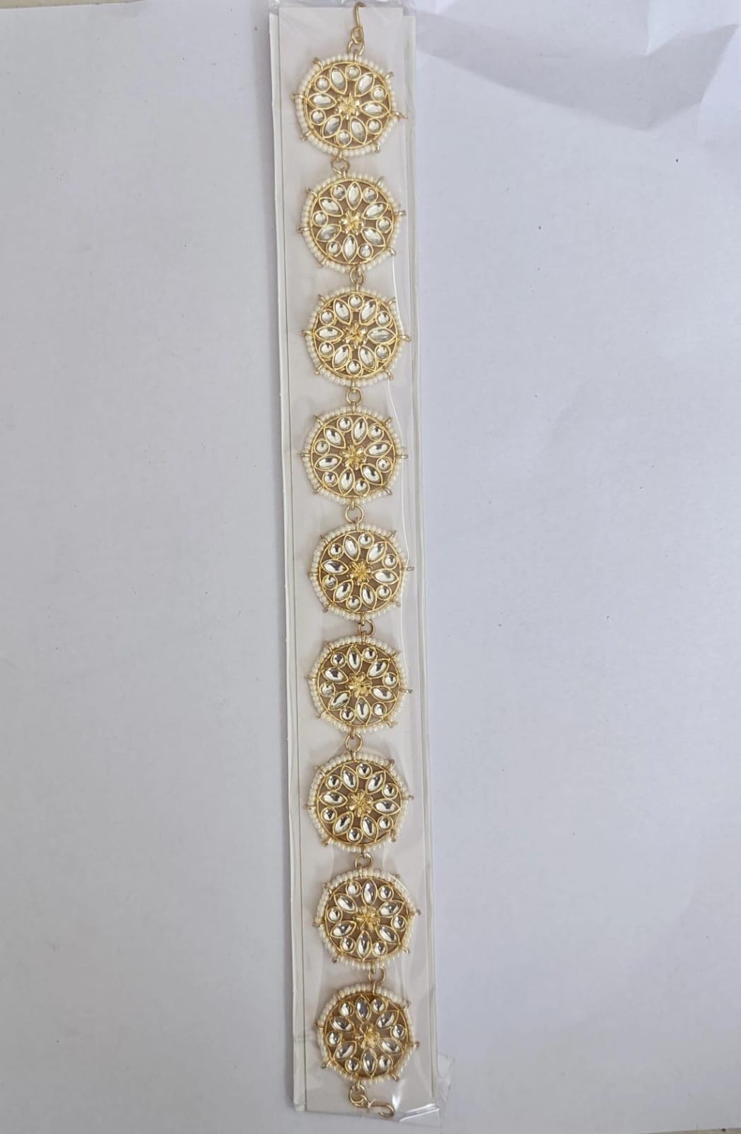 Royal Blossom Kundan-Style Matha Patti