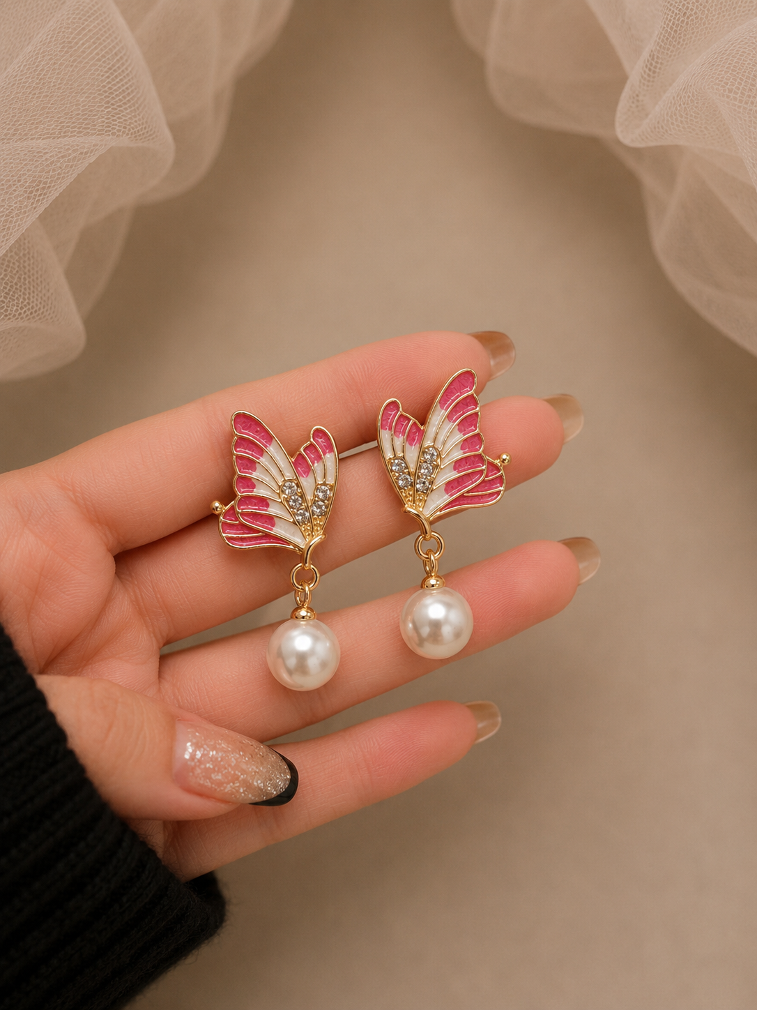 Korean Design cute Butterfly Earring