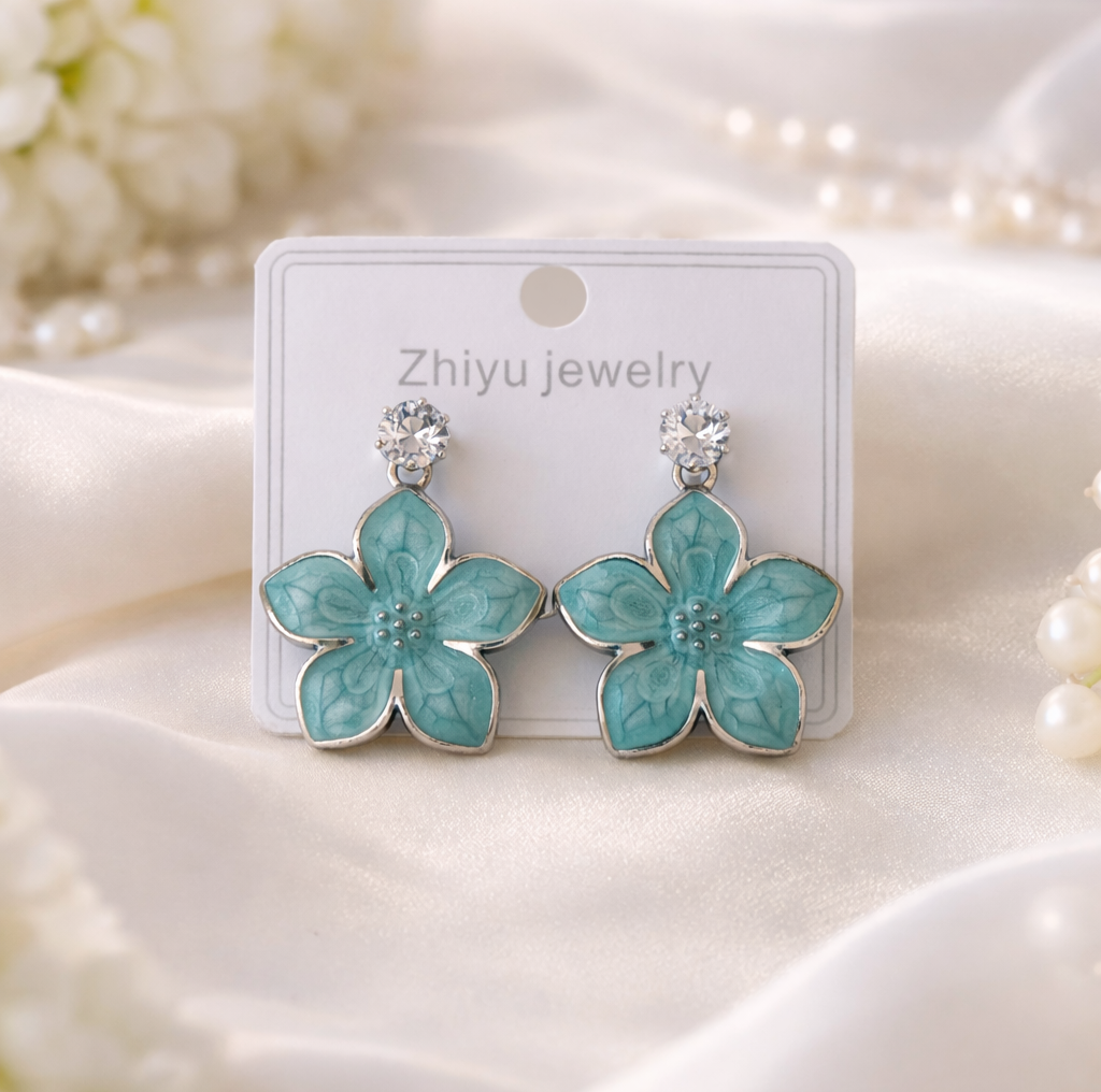 Floral Drop Earrings for girls and women