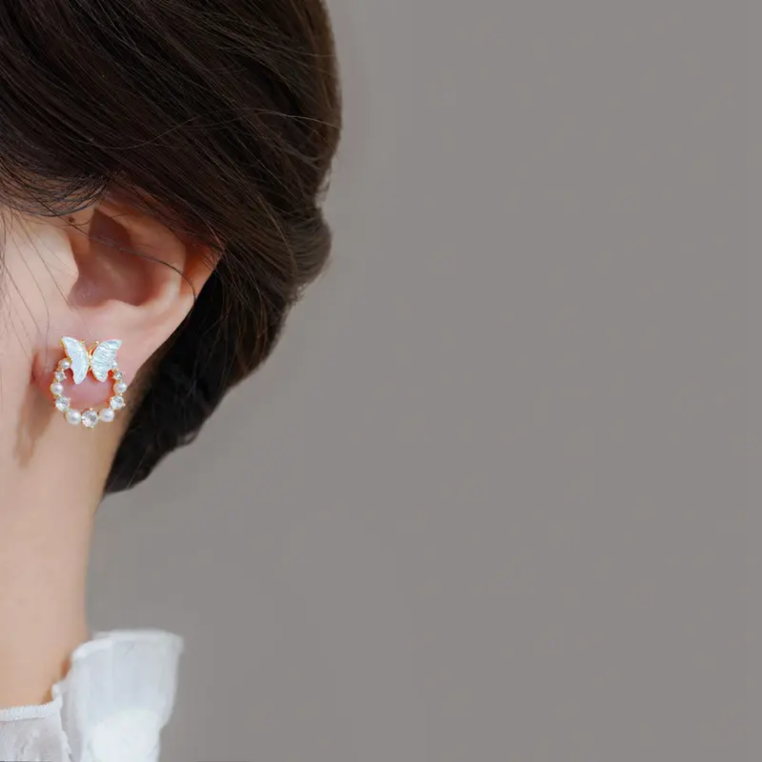 Korean Fashion Butterfly Stud Earring