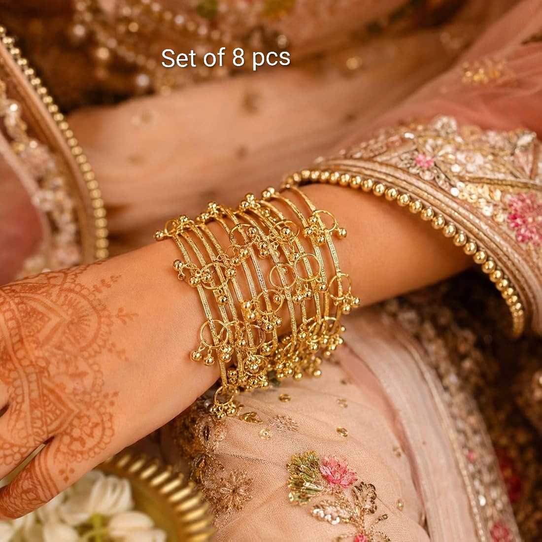 Kashmiri bangles set of 8