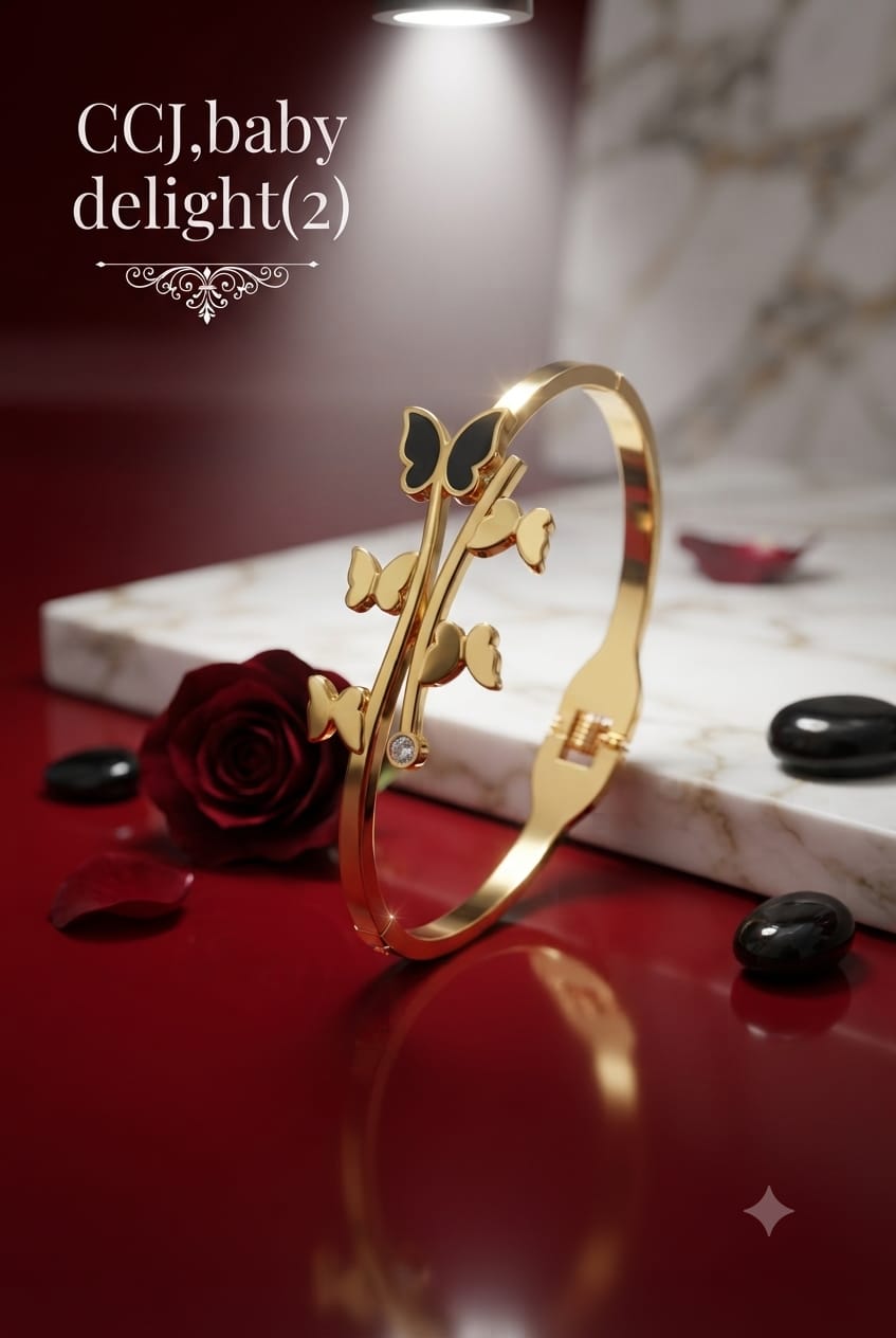 Anti tarnish Multi Butterfly Baby Size Bracelet