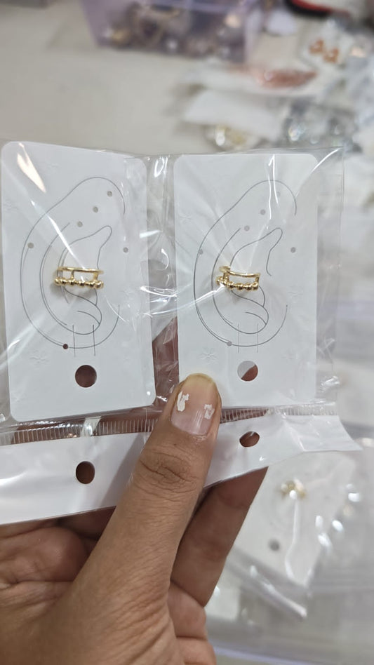 Korean Fashion Set of 2 Ear cuff