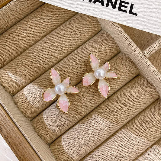 Korean Flower Earring