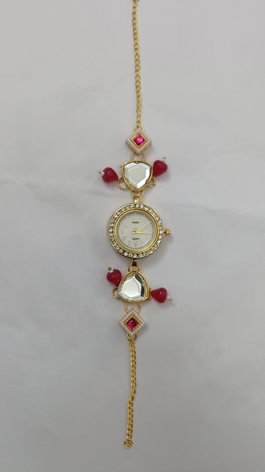 Kashmiri Watch Premium Kundan Mirror Work