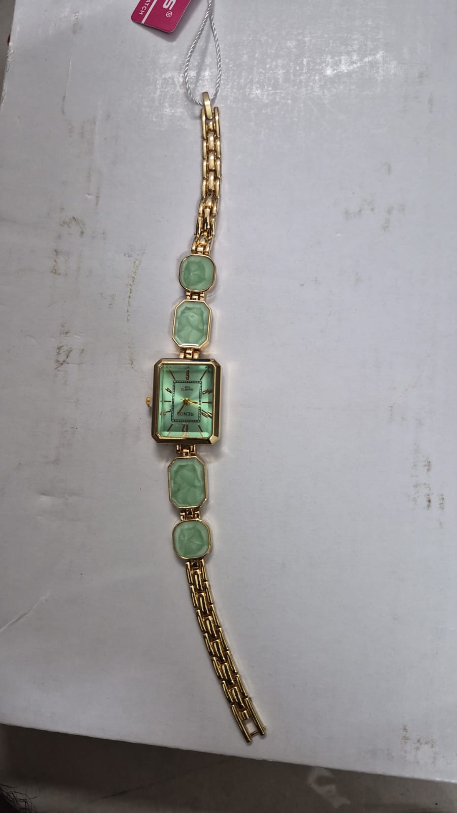 Anti tarnished green watch