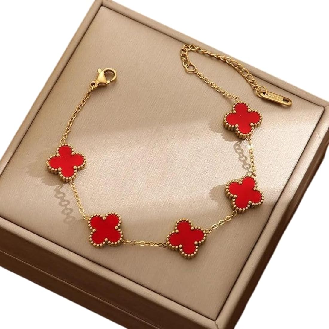 Anti Tarnish Clover bracelet