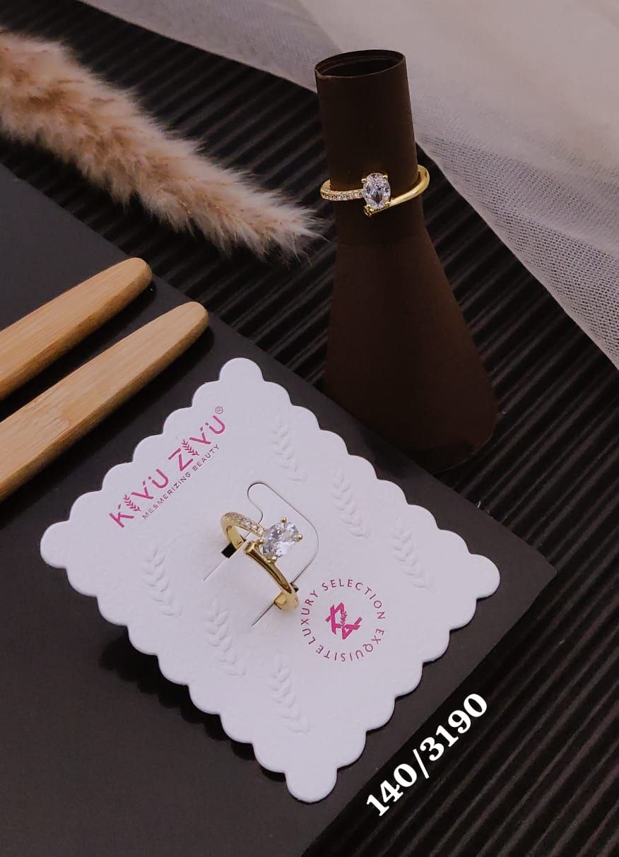 Kiyu Ziyu Anti Tarnish Elegant Open Band Ring