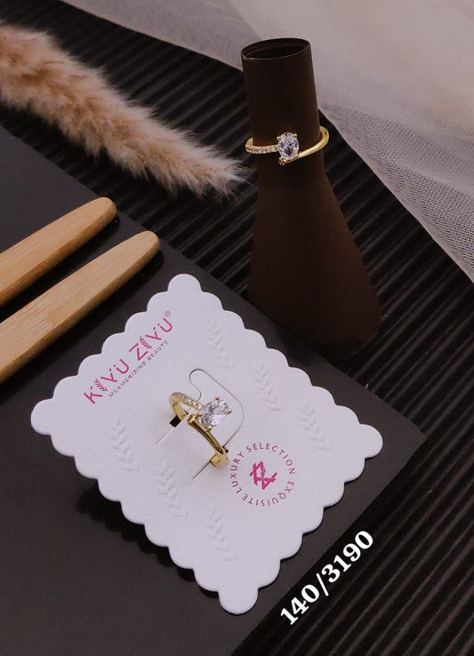 Kiyu Ziyu Anti Tarnish Elegant Open Band Ring
