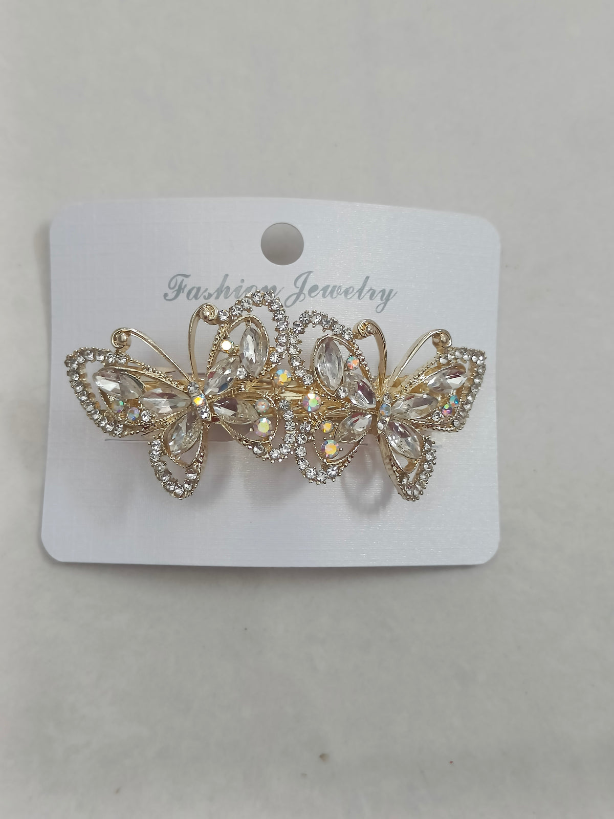 Crystal Butterfly Hair Clip