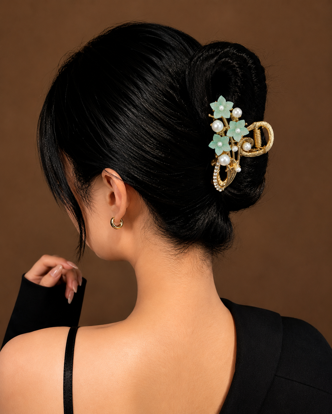 Korean metal hair claw