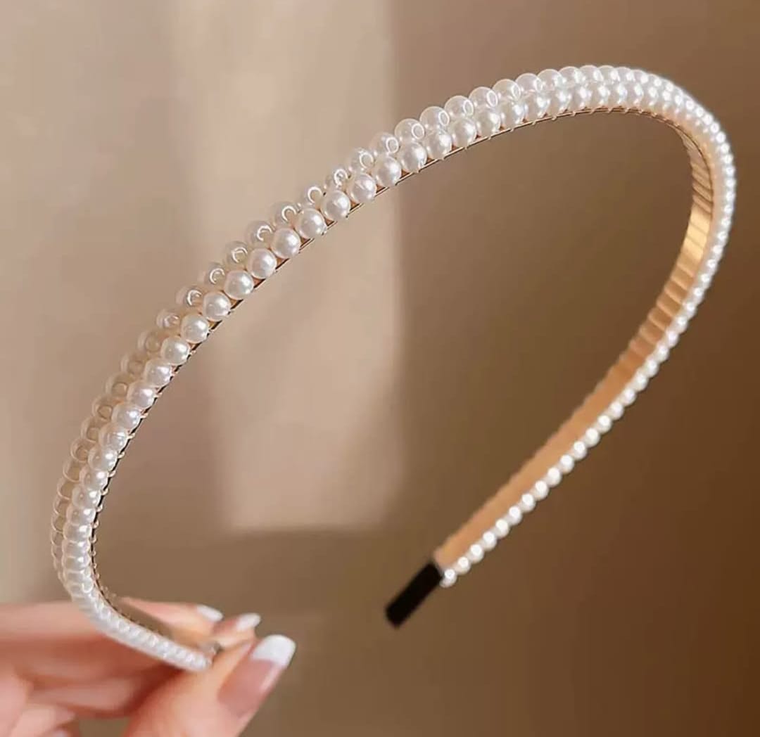 Korean Pearl hair band for women