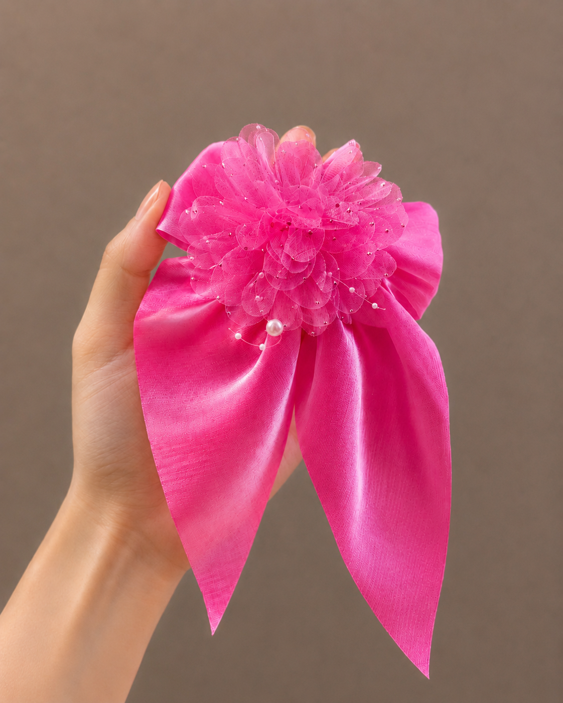 Premium satin bow pin set of 6 pcs