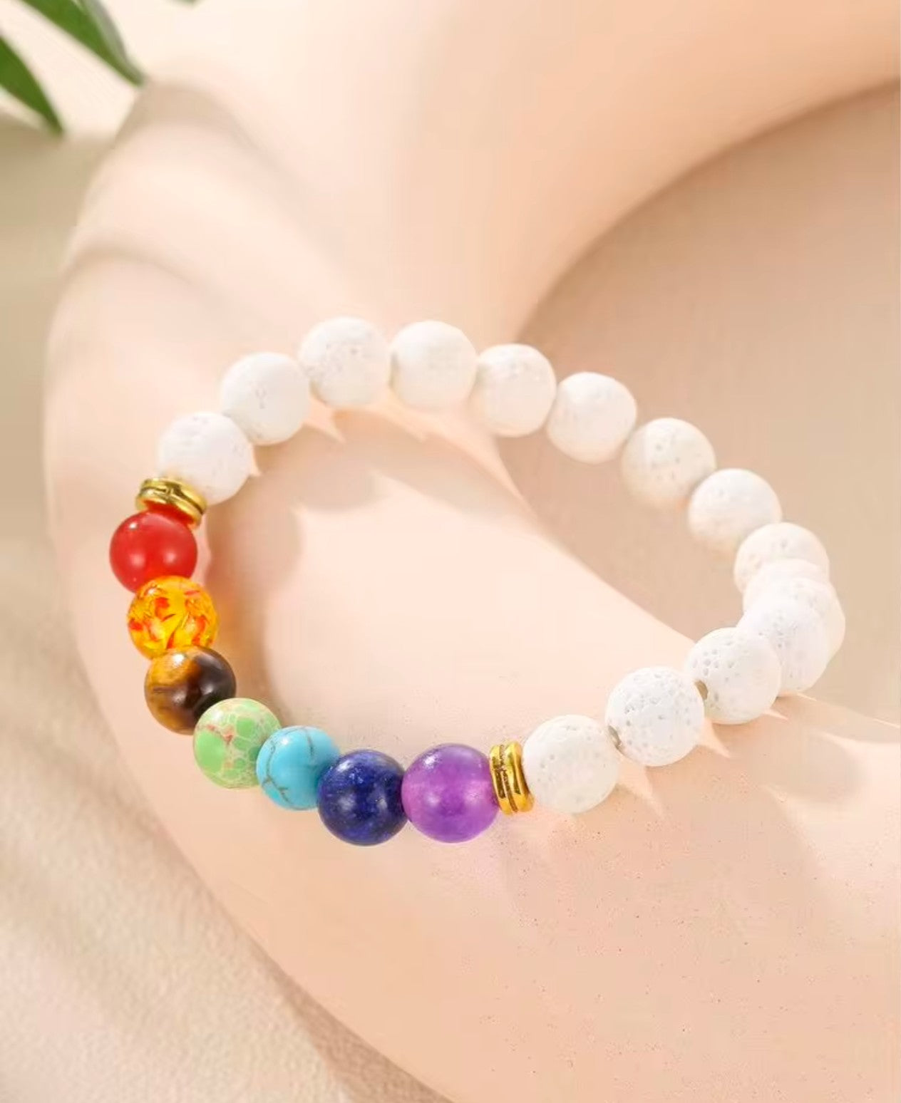 Colorful Beaded elastic Bracelet