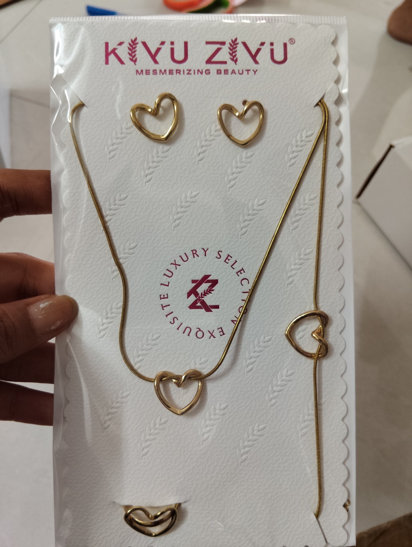 Kiyu Ziyu Open Heart Combo set