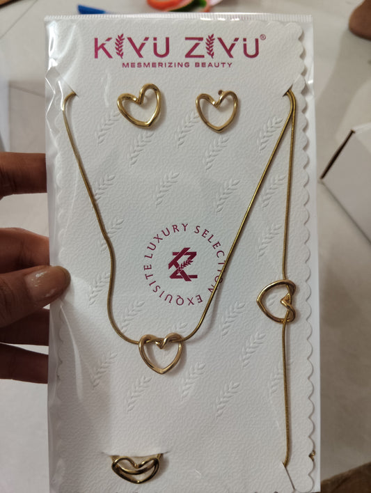 Kiyu Ziyu Open Heart Combo set