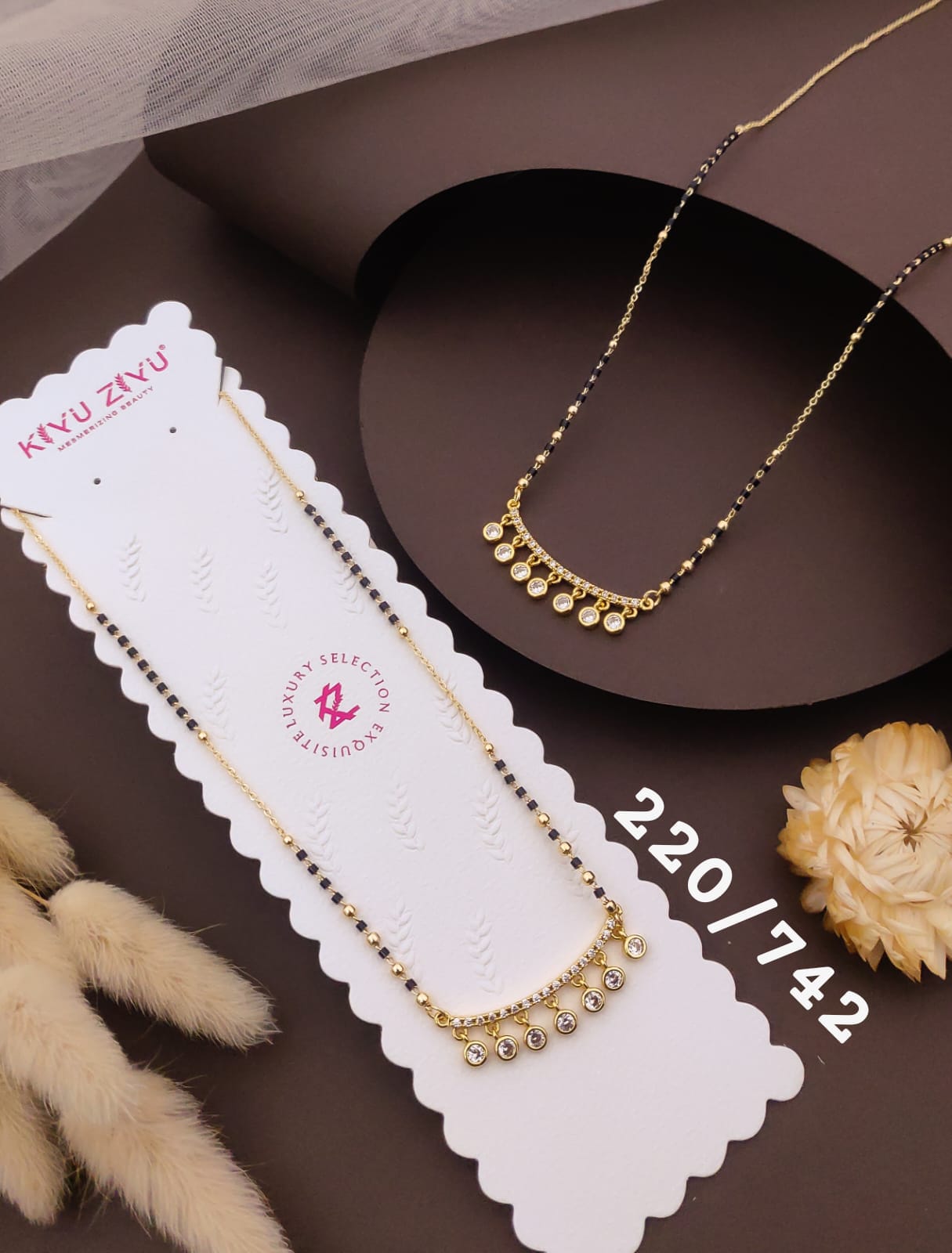 Kiyu ziyu mangalsutra only pendant anti tarnished