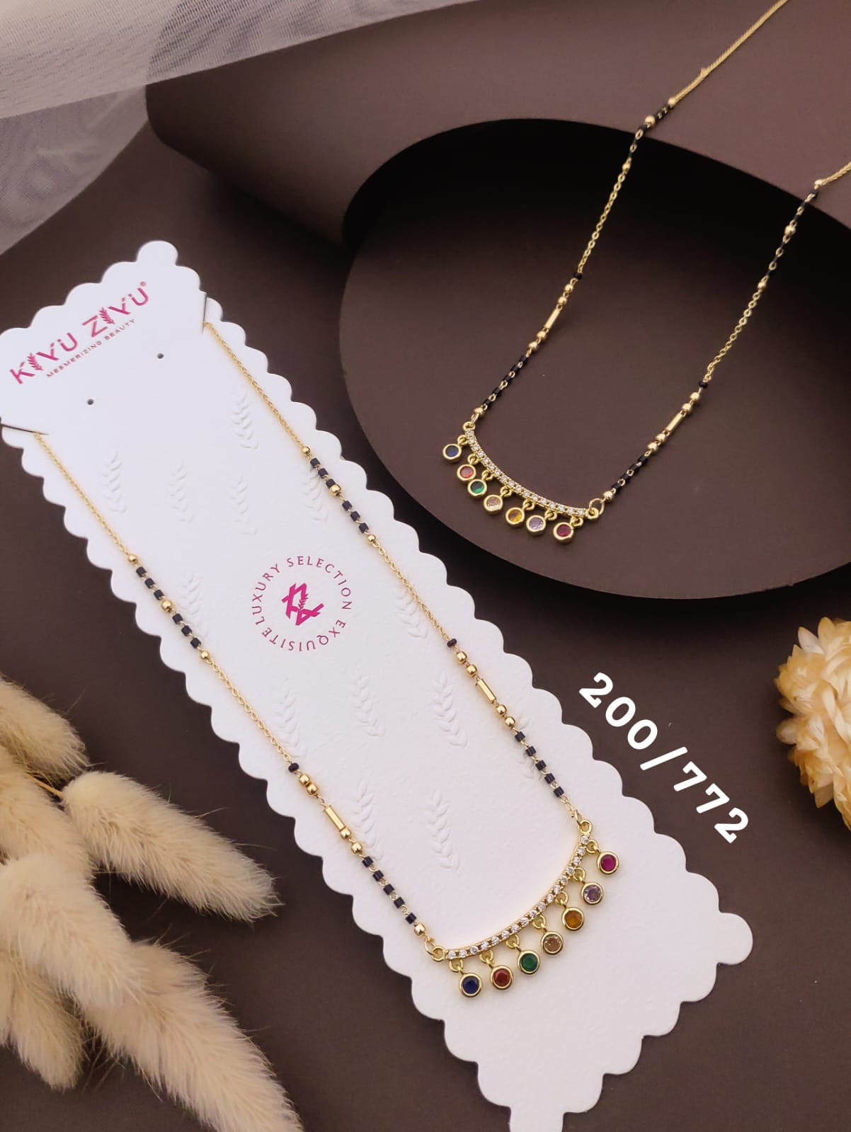 Kiyu ziyu mangalsutra only pendant anti tarnished