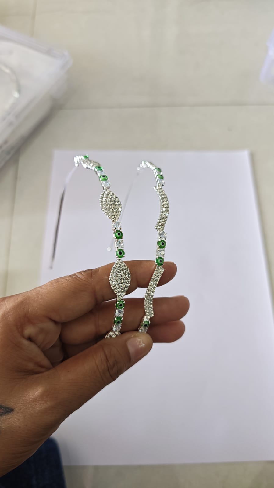 Diamond hairband set of 2 pcs