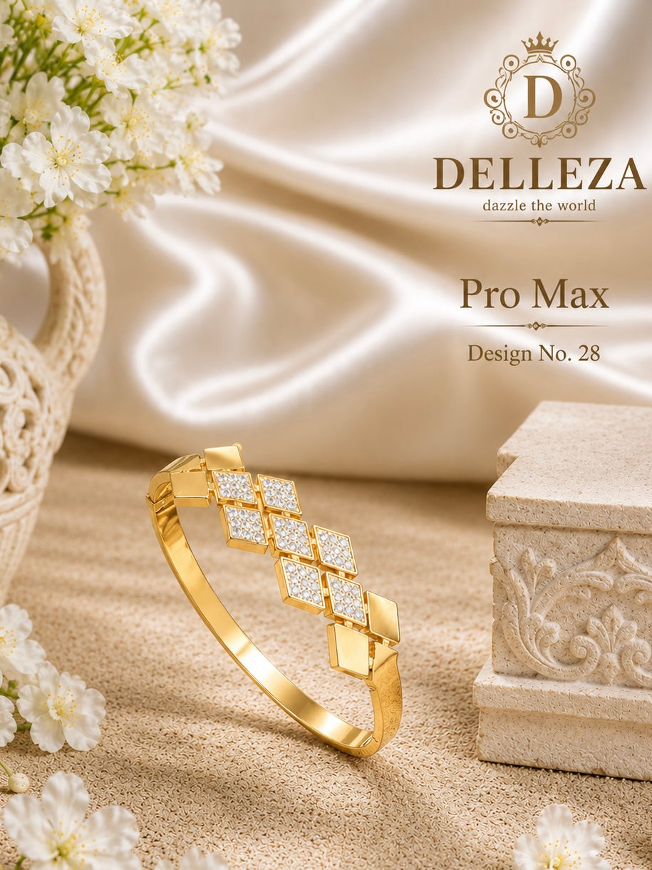 Cubic Zircon party wear bracelet Anti tarnished regular size