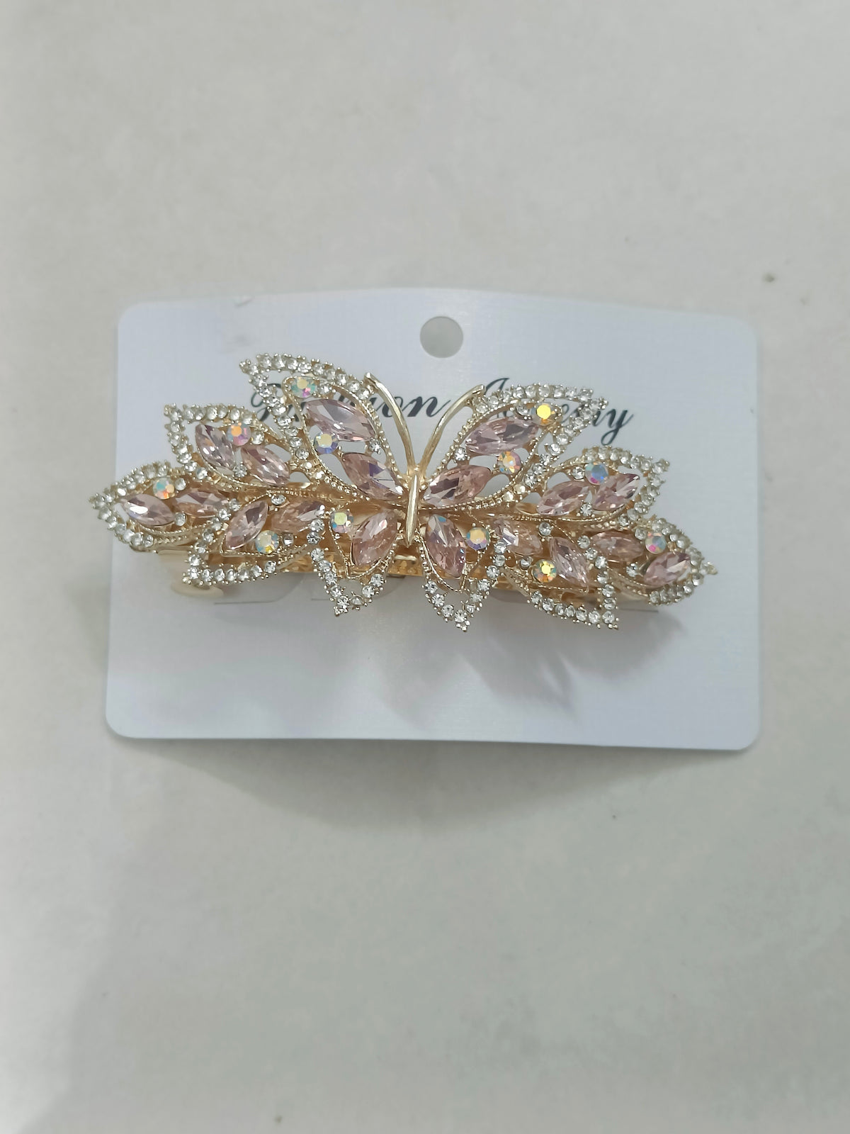 Crystal Butterfly Floral Hair Clutcher