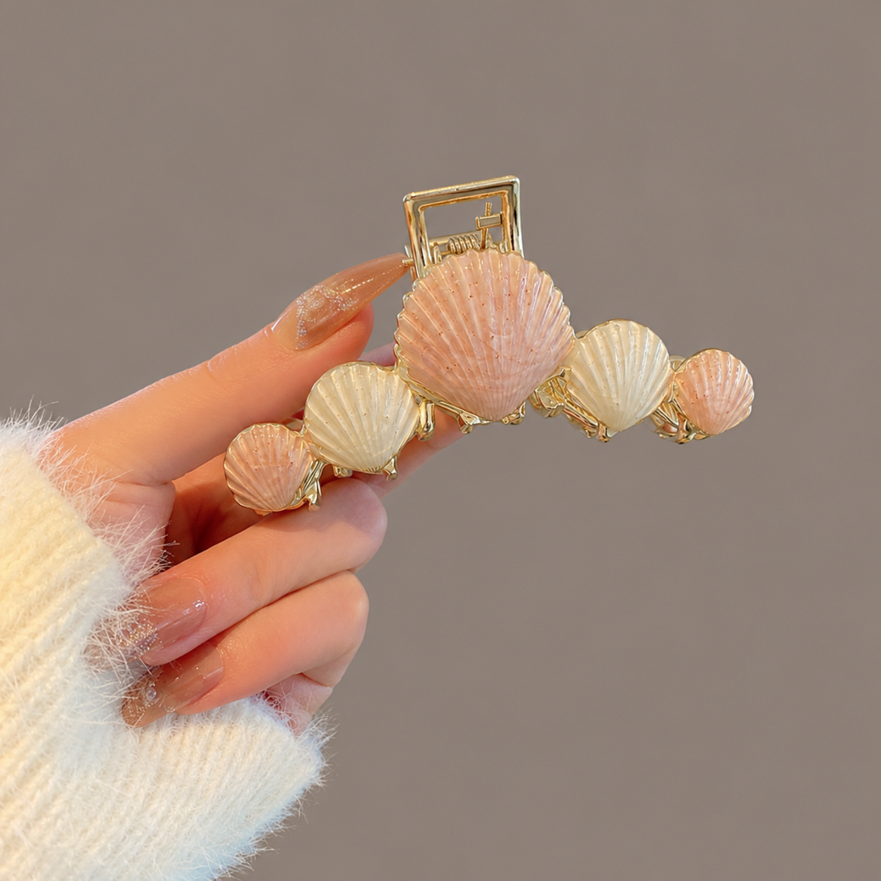 Korean metal hair claw